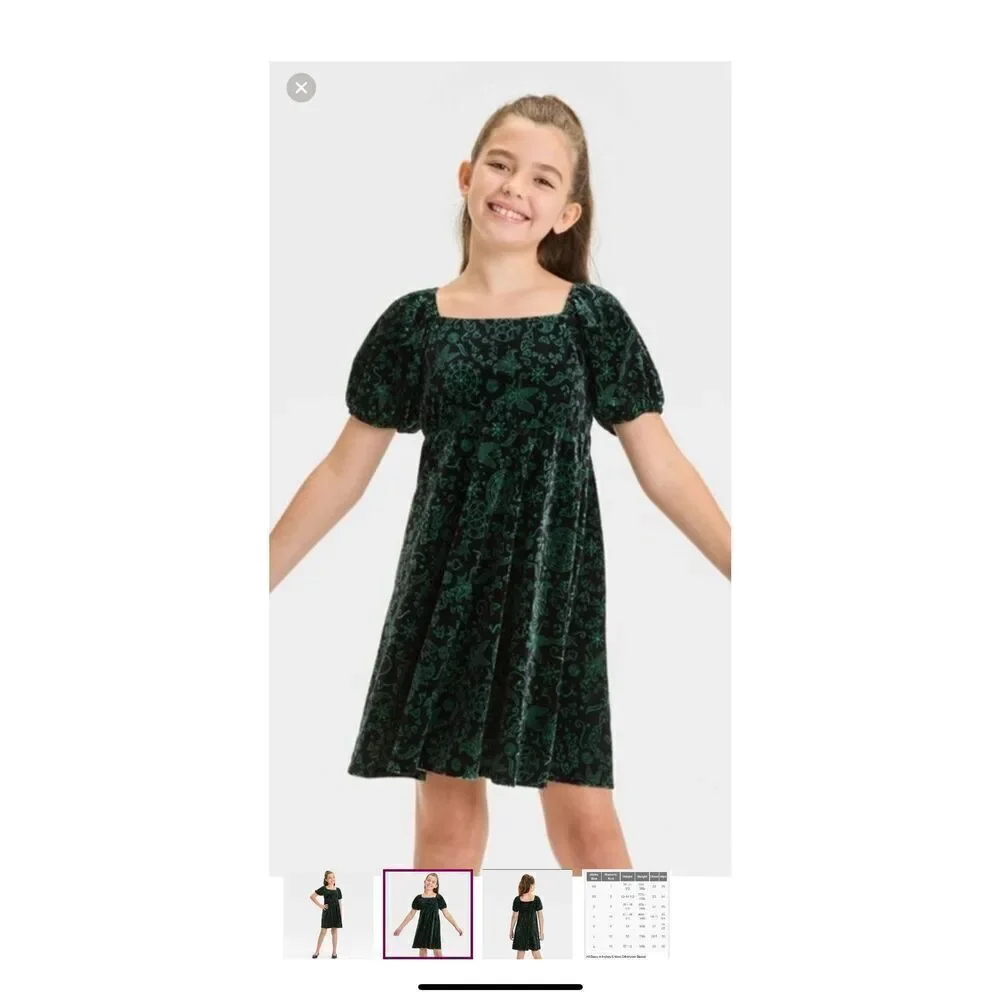 Wicked Elphaba Large 10-12 Dress Universal Studios Green Black